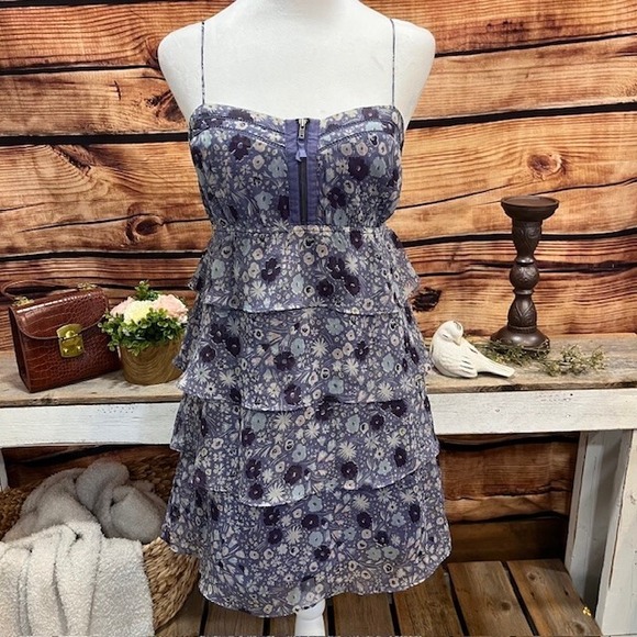 American Eagle Outfitters Other - American Eagle Youth Strappy Purple Floral Dress Size XS